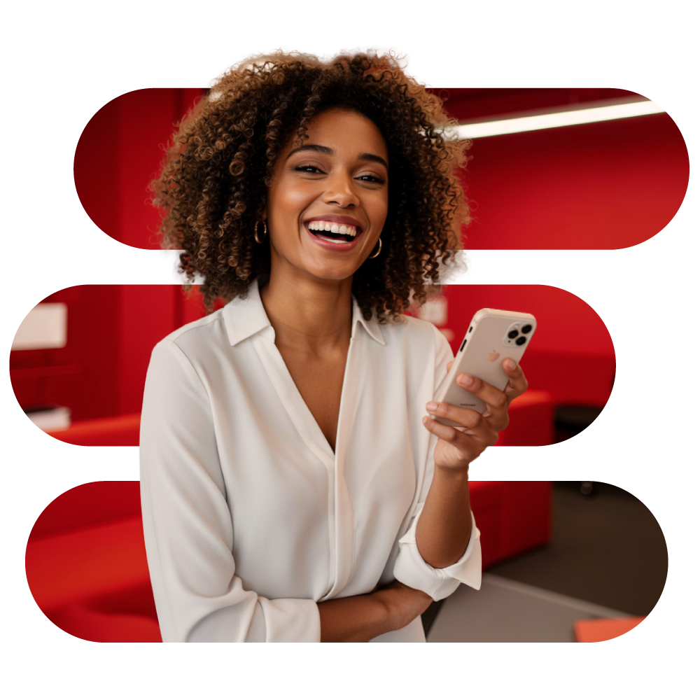 chica sacando anticipo de nómina