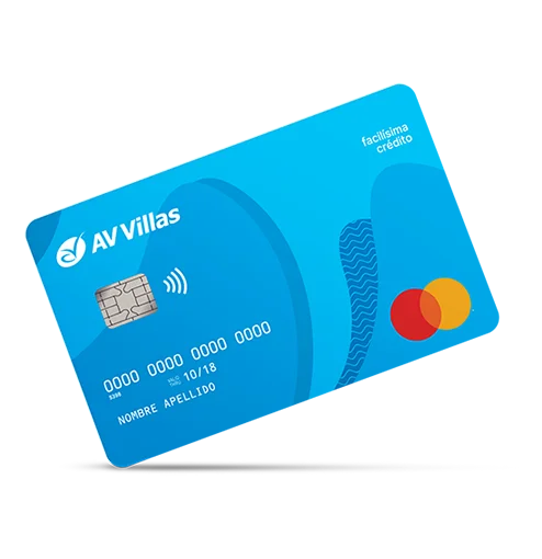 Tarjeta de crédito mastercard Facilísima Banco AV Villas