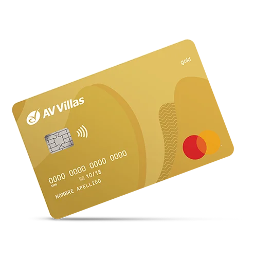 Tarjeta de crédito mastercard oro Banco AV Villas