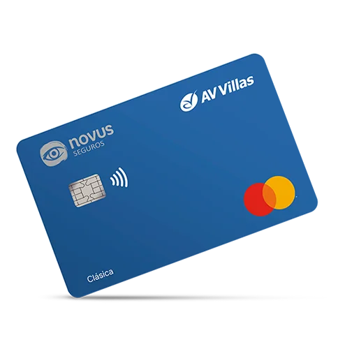 Tarjeta de crédito mastercard Novus Seguros Banco AV Villas