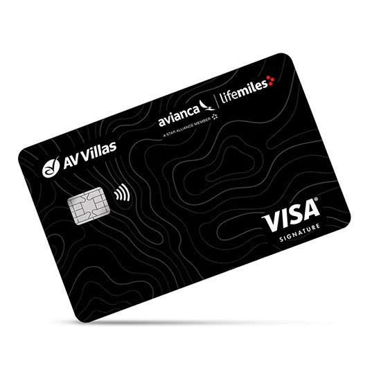Tarjeta de crédito lifemiles del Banco AV Villas