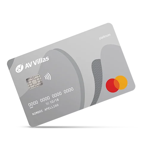 Tarjeta de crédito mastercard platinum Banco AV Villas